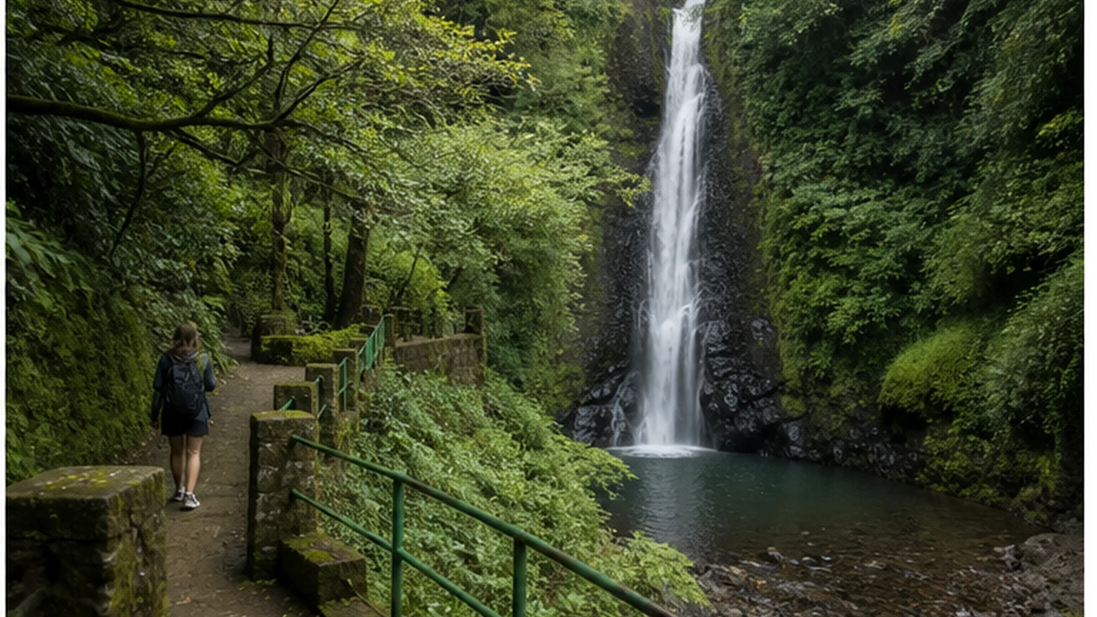 Makhuntseti Waterfall and Arched Bridge — 2