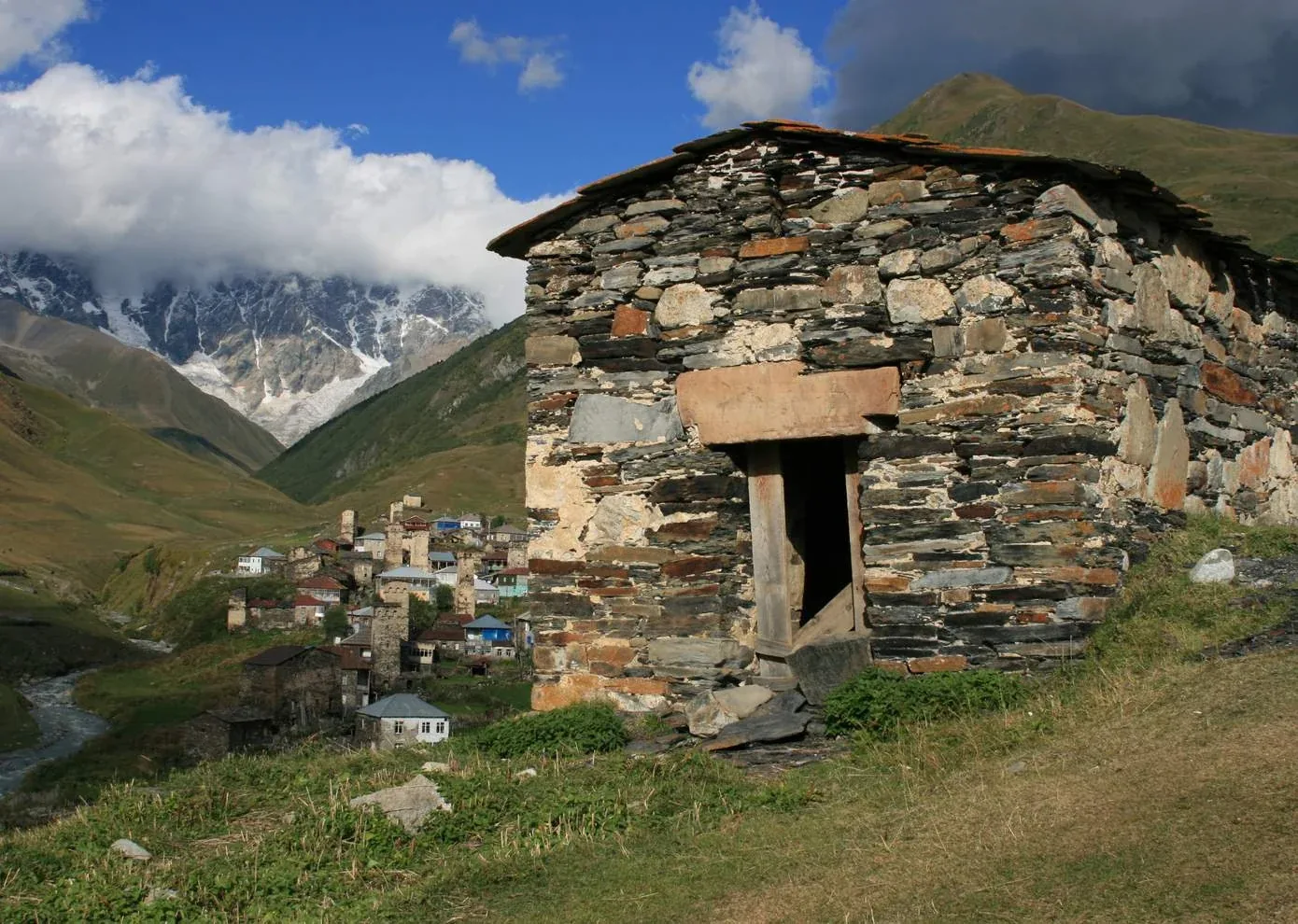 Shkhara Glacier and Lamaria — 1